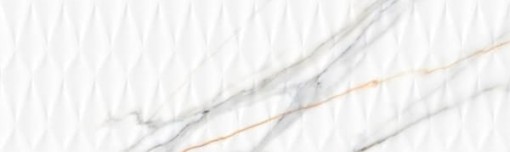 Płytka ścienna dekoracyjna, biała ze złotą żyłą imitująca marmur Colorker Calacatta Gold Irish Gold White 223584 31,6x100
