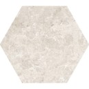 Płytka heksagonalna imitująca kamień, matowa, w kolorze kremowym Colorker Hexa Solange Cream 227960 23,2x26,7