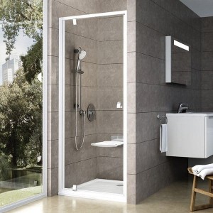 Ravak Pivot PDOP1-80 03G40100Z1 drzwi prysznicowe uchylne 80x190 białe/chrom