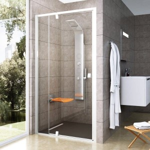 Ravak Pivot PDOP2-100 03GA0101Z1 drzwi prysznicowe uchylne 100x190 białe