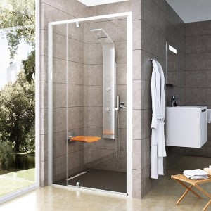 Ravak Pivot PDOP2-100 03GA0100Z1 drzwi prysznicowe uchylne 100x190 białe/chrom