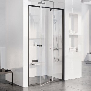 Ravak Pivot PDOP2-110 03GD0300Z1 drzwi prysznicowe uchylne 110x190 czarne