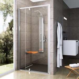 Ravak Pivot PDOP2-120 03GG0C00Z1 drzwi prysznicowe uchylne 120x190 polerowane alu
