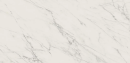 Płytka gresowa szkliwiona imitująca marmur, w kolorze białym z żyłami, powierzchnia mat Paradyż Ceramika Elite White Poler 59,8x119,8