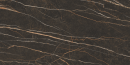 Płytka gresowa szkliwiona imitująca kamień, w kolorze brązowym z żyłami, powierzchnia mat Paradyż Ceramika Pleasure Brown Mat 59,8x119,8