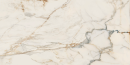 Płytka gresowa, imitująca marmur, w kolorze kremowo-białym, z żyłami, w matowym wykończeniu Paradyż Ceramika Passion White Mat 59,8x119,8