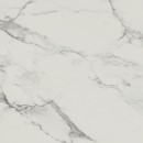 Płytka gresowa imitująca marmur, biała z szarymi żyłami, powierzchnia matowa Paradyż Ceramika Carrastone White Mat 59,8x59,8