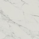 Płytka gresowa imitująca marmur, biała z szarymi żyłami, powierzchnia matowa Paradyż Ceramika Carrastone White Mat 59,8x59,8