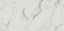 Płytka gresowa imitująca marmur, biała z szarymi żyłami, powierzchnia matowa Paradyż Ceramika Carrastone White Mat 59,8x119,8