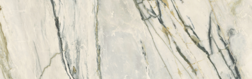 Płytka gresowa imitująca marmur, w kolorze białym z charakterystycznymi żyłami, połysk Flaviker Supreme Treasure Calacatta Emerald Lux 0008989 40x120