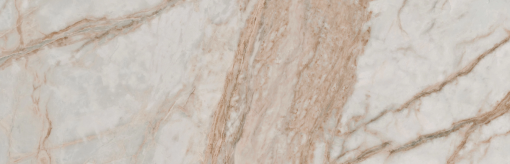 Płytka gresowa imitująca marmur, w kolorze beżowym z żyłami, połysk Flaviker Supreme Treasure Luminous Everose Lux 0008987 40x120