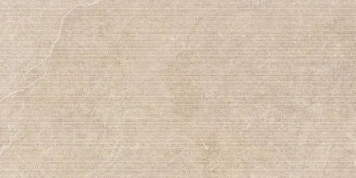 Gresowa, strukturalna płytka ścienna Italgraniti Limestone Beige Riga 60x120 imitująca kamień