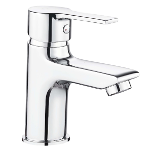 Invena Bateria umywalkowa stojąca niska Bralos Chrom BU-07-001-A