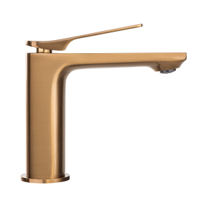 Invena Bateria umywalkowa stojąca Neri Plus Trend Miedź BU-P1-014-L