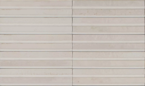 Gresowa, strukturalna płytka cegiełka w stylu rustykalnym Marazzi Lume Bone Lux Struttura 3D Rake MP9M Lux