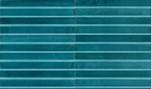 Gresowa, strukturalna płytka cegiełka w stylu rustykalnym Marazzi Lume Ocean Lux Struttura 3D Rake MP9F Lux
