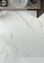 Płytka podłogowa biała z szarymi żyłami, imitująca marmur Mirage Jewels Statuario Venato Lucido JW14