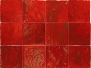Equipe Menorca Volcano 10x10 czerwona płytka ścienna