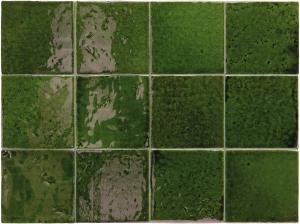 Equipe Menorca Tourmaline 10x10 zielona płytka ścienna