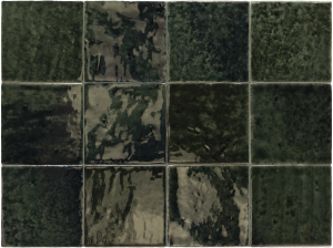 Equipe Menorca Black 10x10 czarna płytka ścienna