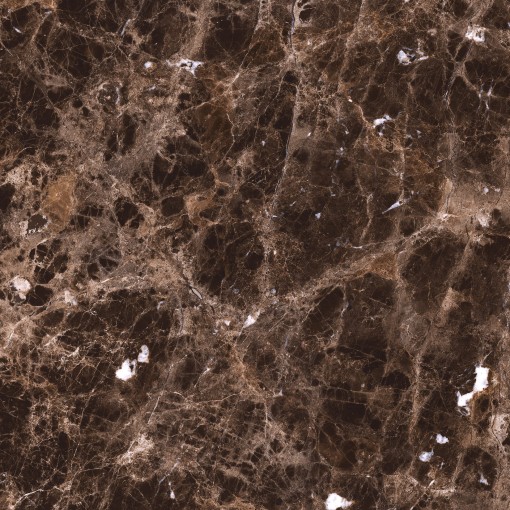 Płytka połyskująca imitująca marmur w brązowym kolorze, Marazzi Allmarble Emperador Lux 60x60 MEM0