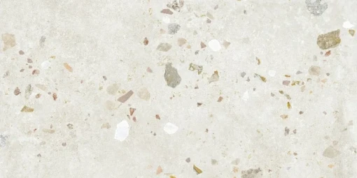 Gresowa płytka Yourself YS Pure Bubble Rett. 60x120 włoskiego producenta Pastorelli w szarym kolorze i kolorowymi kamyczkami