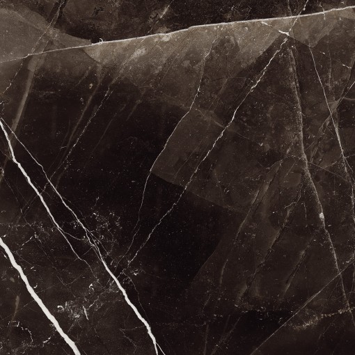 Marmurowa płytka połyskująca w czarnym kolorze z białymi żyłami, Marazzi Allmarble Calacatta Black Lux 60x60 MEM2