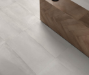 Płytka gresowa imitująca metal w kolorze szarym Italgraniti Metaline Steel Naturale
