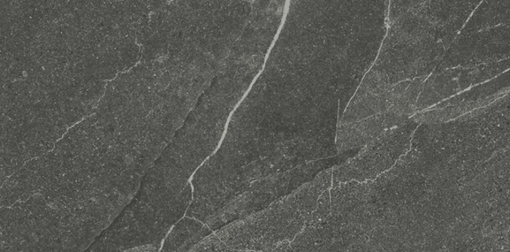 Płytka gresowa imitująca kamień w kolorze grafitowym Italgraniti Shale Ash Naturale SL04GA 80x160