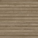 Płytka ścienna drewnopodobna w kolorze brązowym Porcelanosa Gent Line 3D Roble Matt 59,6x150 100337297