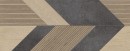 Płytka ścienna drewnopodobna z efektem kamienia w kolorze brązowo-szarym Porcelanosa Gent Stone 3D Arce Matt 59,6x150 100337299