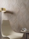 Płytka ścienna drewnopodobna  w kolorze srebrnym Porcelanosa Gent Diamond 3D Silver Matt 59,6x150 100337356