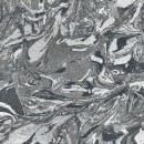 Płytka gresowa imitująca beton z efektem mieszania farby w kolorze szarym, w matowym wykończeniu Arcana Spuma Chia 30x30