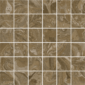 Arcana Spuma Mosaic Moka 30x30 mozaika imitująca beton z efektem mieszania farby