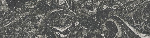 Płytka cegiełka imitująca beton z efektem mieszania farby w kolorze czarnym, w połysku Arcana Spuma Sorbetto Sesamo 8x31,5