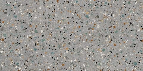 Płytka ścienno- podłogowa, lastryko w kolorze szarym, matowa powierzchnia Prissmacer Ess. Gobi Grigio Matt 60x120