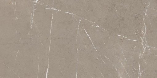 Połyskująca płytka marmurowa w szarym kolorze z białymi żyłami Marazzi Allmarble Tafu Lux 60x120 cm MELM