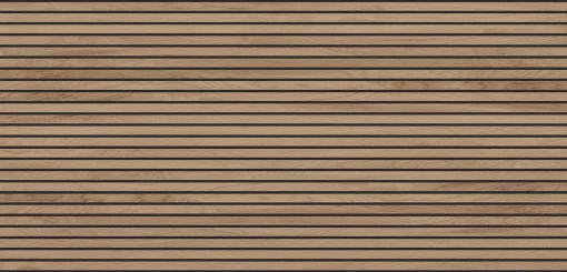 Płytka gresowa ścienna, drewnopodobna, imitująca lamele w kolorze brązowym, matowa powierzchnia Seramiksan Sagano Noce Dark Line Mat 60x120 904914