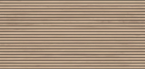 Płytka gresowa ścienna, drewnopodobna, imitująca lamele w kolorze brązowym, matowa powierzchnia Seramiksan Sagano Almond Dark Line Mat 60x120 904916