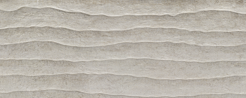 Płytka ścienna imitujaca beton w kolorze beżowym, matowa, strukturalna powierzchnia Porcelanosa Baltimore Contour Natural 33,3x100 100295096
