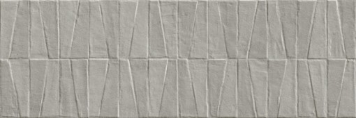 Struktularna płytka ścienna imitująca beton w szarym kolorze, Marazzi Cementum Wall Struttura 3D Contact Nickel 40x120 cm MM4V