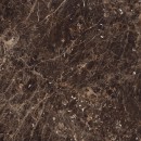 Połyskująca płytka imitująca marmur w brązowym kolorze, Marazzi Grande Marble Look Emperador Lux 120x120 cm MEN0