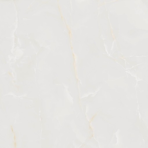 Połyskująca płytka imitująca marmur w białym kolorze, Marazzi Grande Marble Look Onice Avorio Lux 120x120 cm MERS