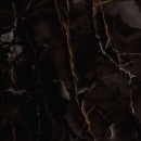 Połyskująca płytka imitująca marmur w czarnym kolorze, Marazzi Grande Marble Look Onice Nero Lux 120x120 cm MERV