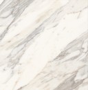 Matowa płytka imitująca marmur w białym kolorze z szarymi żyłami, Marazzi Fabula Calacatta R10 60x60 cm MN4L