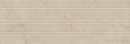 Beżowa płytka ścienna z efektem 3D Marazzi Wall 3D Mikado Marfil 33x100 cm MN2L imitująca marmur