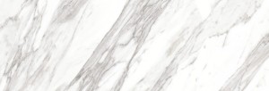Marazzi Fabula Wall Calacatta 33x100 MN30 biała płytka ścienna imitująca marmur z szarymi żyłkami