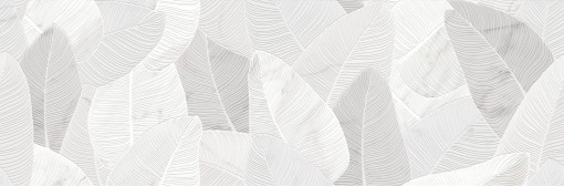 Jasnoszara płytka dekoracyjna Marazzi Fabula Decoro Glam Bianco MN83 33x100 cm