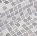 Dunin S-Series SMX Monaco 31,5x31,5 srebrno-szara szklana mozaika dekoracyjna