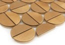 Dunin Allumi Tabs Brass Gold 35x29,8 złota metalowa mozaika ścienna dekoracyjna